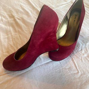 Nine West Ladies Suede Wedges - Size 6.5
